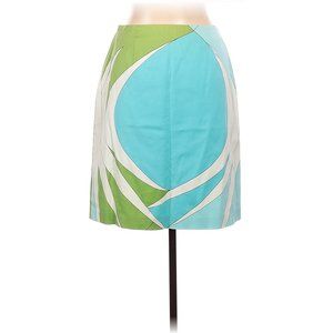 Talbots Abstract Print Cotton Skirt Size 10